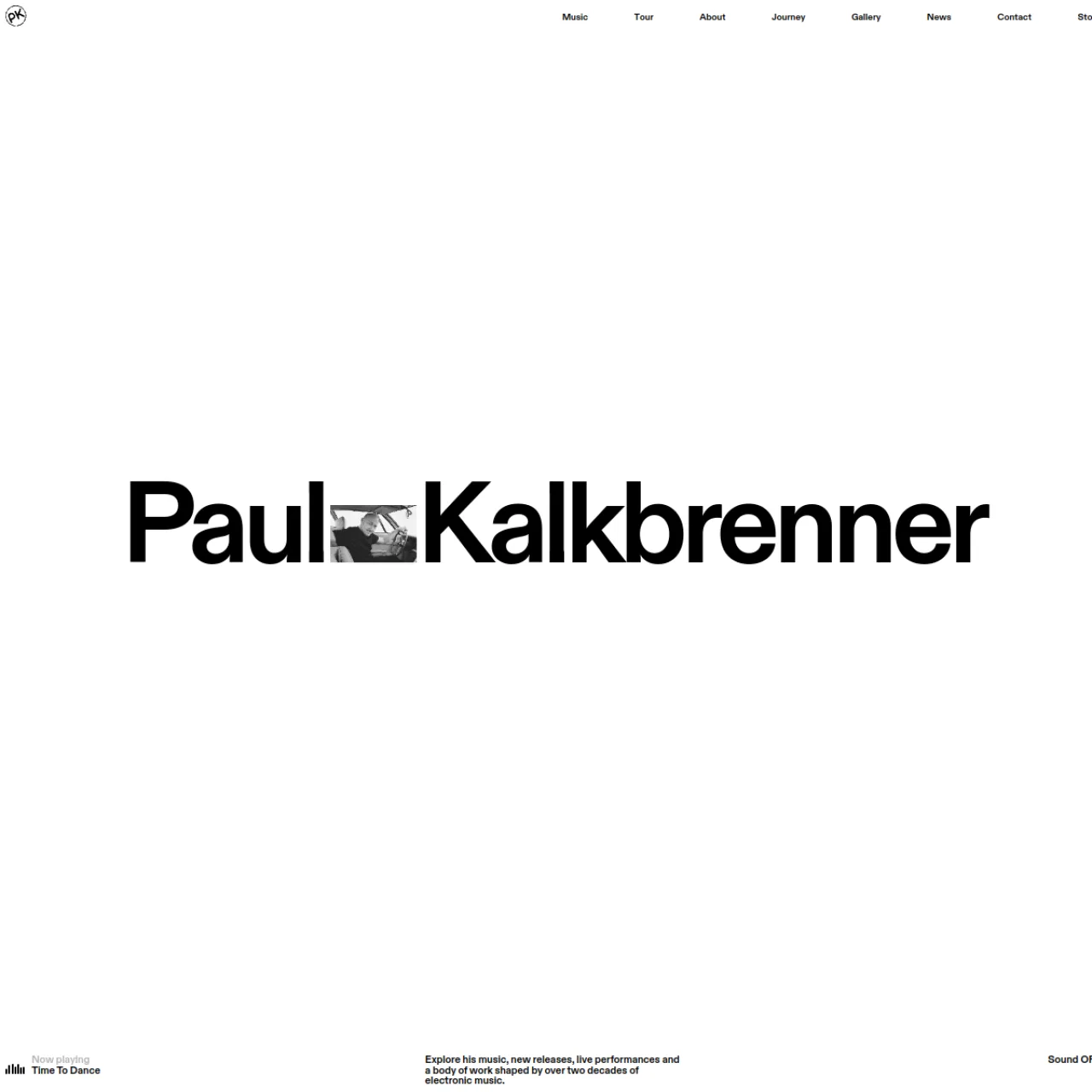 Screenshot of Paul Kalkbrenner