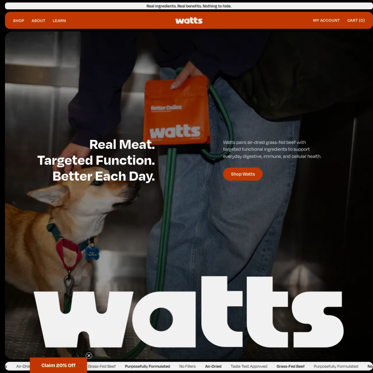 Screenshot of Watts